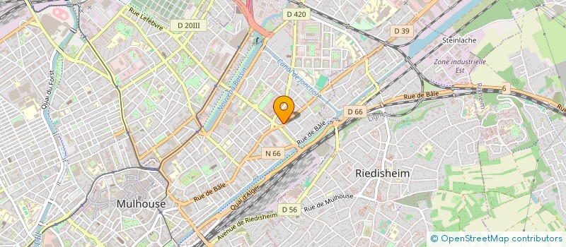 localisation de l'entreprise MONSIEUR ISLAM SULJIC  MULHOUSE