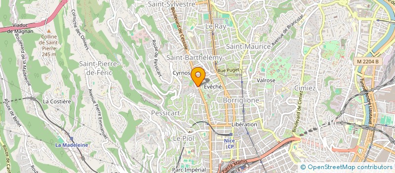 localisation de l'entreprise MONSIEUR ISLAM-TADJEDDINNE BENMEDDAH à NICE