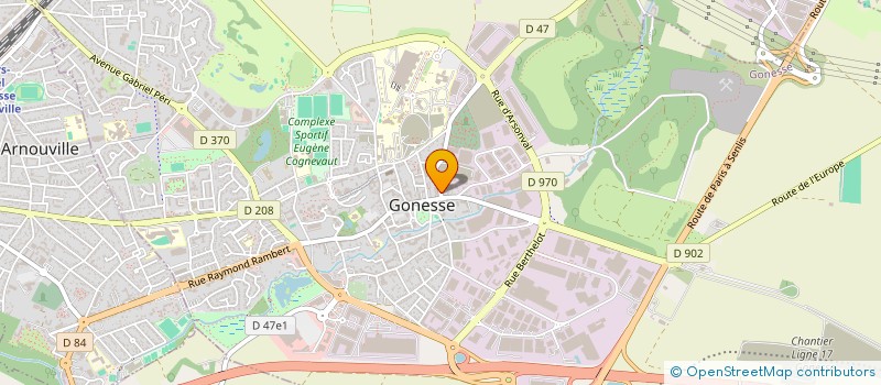 localisation de l'entreprise MONSIEUR ISLAM YAHIAOUI à GONESSE