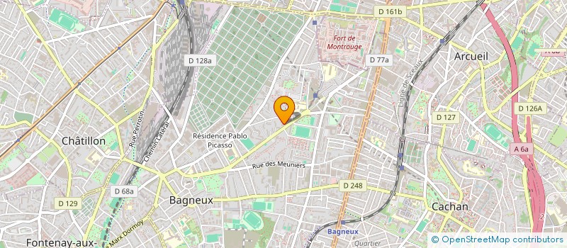 localisation de l'entreprise MONSIEUR ISLAM ZEMIRLI à BAGNEUX