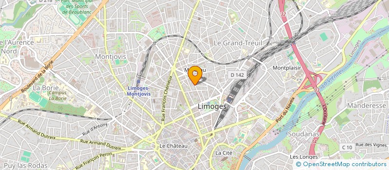 localisation de l'entreprise MONSIEUR ISLAM ZEMITI à LIMOGES