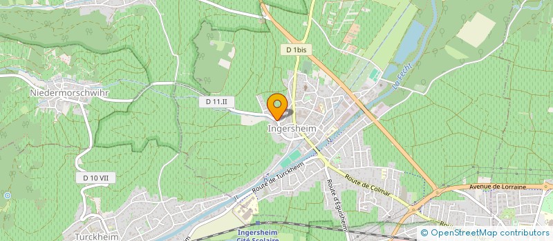 localisation de l'entreprise MONSIEUR ISLAM ZHARKU  INGERSHEIM