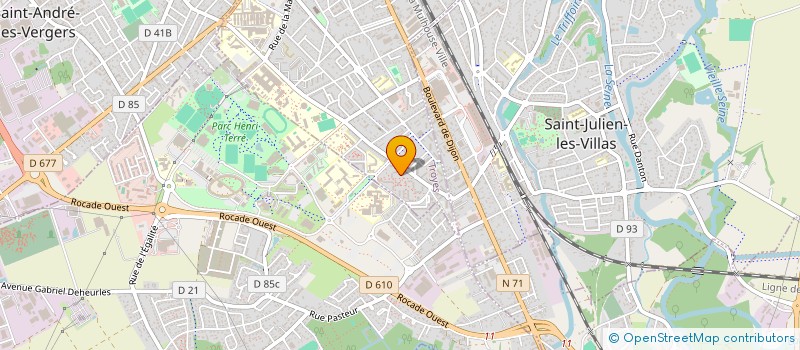 localisation de l'entreprise MONSIEUR ISLAME KOUKECHE  TROYES