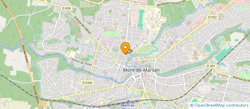 localisation de l'entreprise MONSIEUR ISLAMUDDIN HALILI  MONT-DE-MARSAN