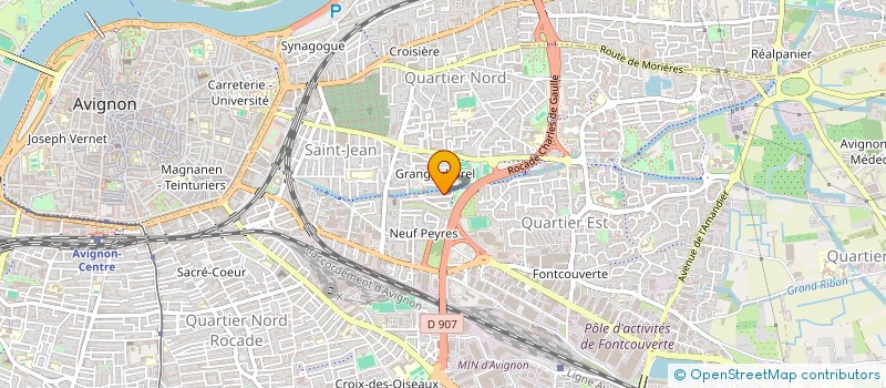 localisation de l'entreprise MONSIEUR ISLEM BOUDRA  AVIGNON