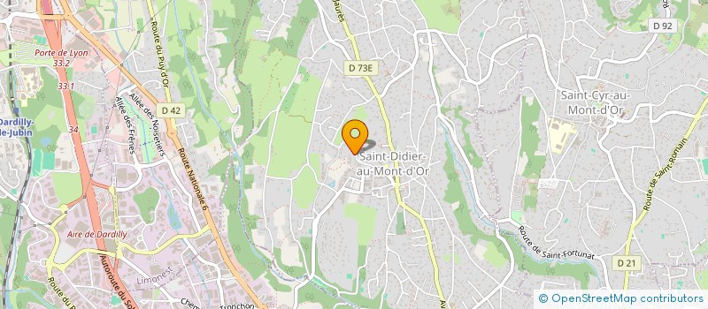 localisation de l'entreprise MONSIEUR ISLEM MOUNIR ATTAFI  SAINT-DIDIER-AU-MONT-D'OR