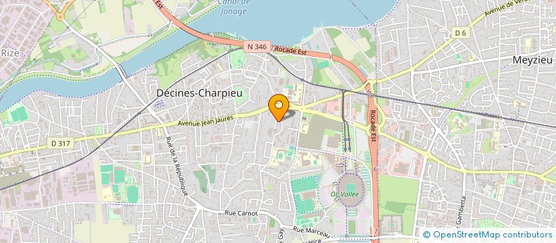 localisation de l'entreprise MONSIEUR ISLEM NEKKA  DECINES-CHARPIEU