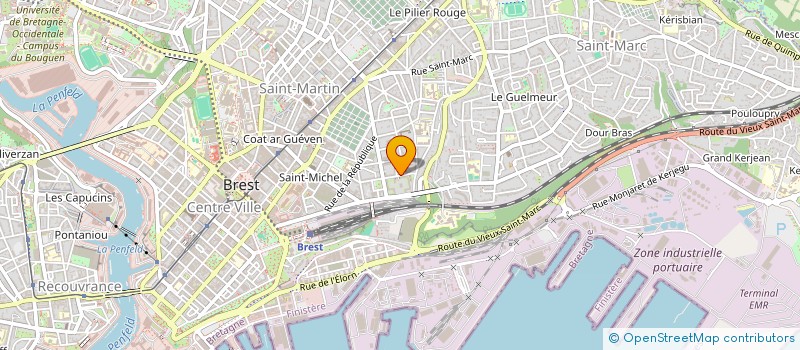 localisation de l'entreprise MONSIEUR ISMAEL ABDOU  BREST