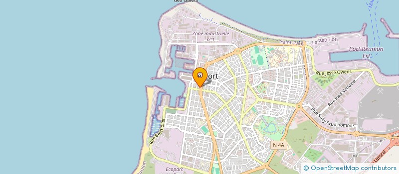 localisation de l'entreprise MONSIEUR ISMAEL AHMOD ALI à LE PORT
