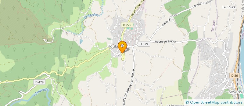 localisation de l'entreprise MONSIEUR ISMAEL AILANE  TOULAUD