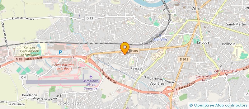 localisation de l'entreprise MONSIEUR ISMAEL ALCOLEA  ALBI