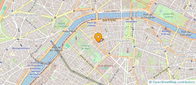 localisation de l'entreprise MONSIEUR ISMAEL ALVAREZ MARQUES  PARIS