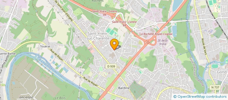 localisation de l'entreprise MONSIEUR ISMAEL ARENAS  SAINT-YRIEIX-SUR-CHARENTE