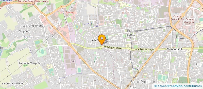 localisation de l'entreprise MONSIEUR ISMAEL ASSILA  TOURS