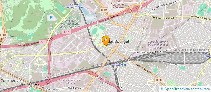 localisation de l'entreprise MONSIEUR ISMAEL AZHARI à LE BOURGET