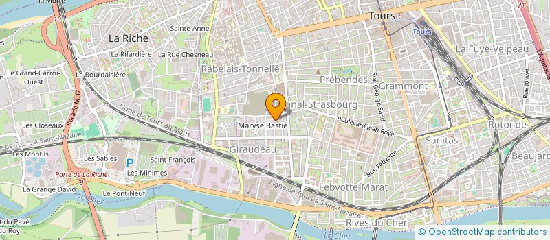 localisation de l'entreprise MONSIEUR ISMAEL BAH  TOURS