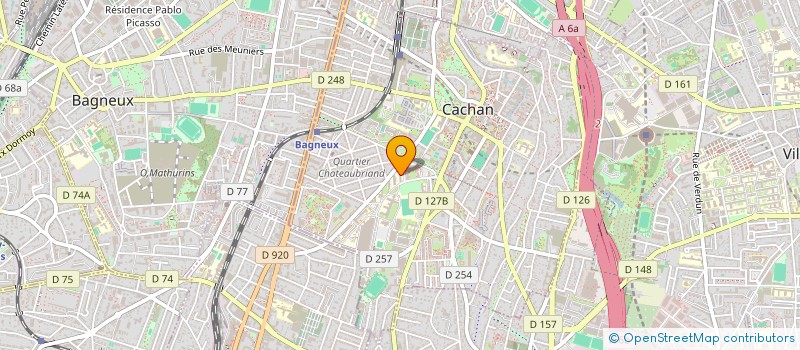 localisation de l'entreprise MONSIEUR ISMAEL BAH  CACHAN