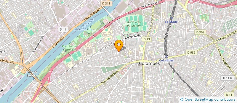 localisation de l'entreprise MONSIEUR ISMAEL BELGHARRI  COLOMBES