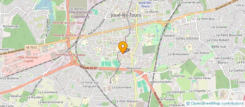 localisation de l'entreprise MONSIEUR ISMAEL BELHOUARI  JOUE-LES-TOURS