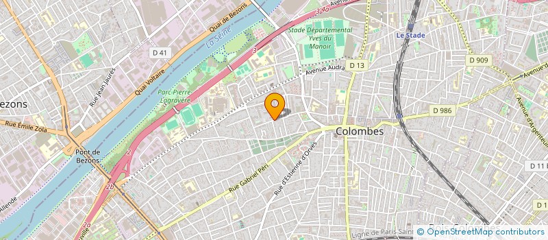 localisation de l'entreprise MONSIEUR ISMAEL BENHARI à COLOMBES
