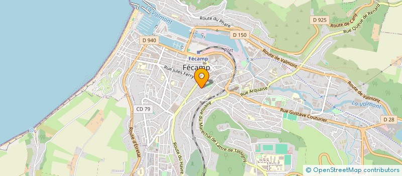 localisation de l'entreprise MONSIEUR ISMAEL BOSKOS  FECAMP