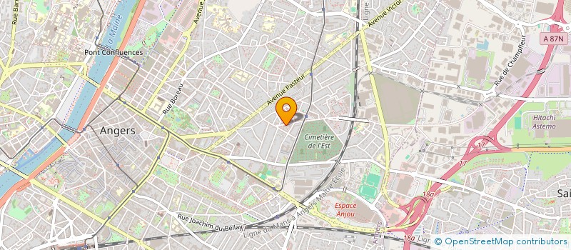 localisation de l'entreprise MONSIEUR ISMAEL BOUALI  ANGERS