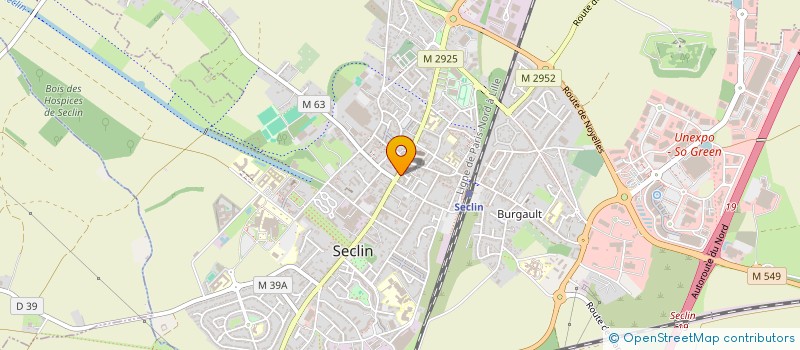 localisation de l'entreprise MONSIEUR ISMAEL BOUARFAOUI  SECLIN