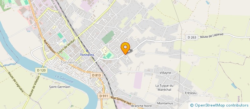 localisation de l'entreprise MONSIEUR ISMAEL BOUIBES  TONNEINS