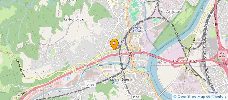 localisation de l'entreprise MONSIEUR ISMAEL BOUREK à GIVORS