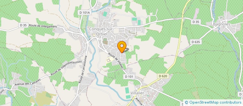 localisation de l'entreprise MONSIEUR ISMAEL CAZAMEA  VILLALIER