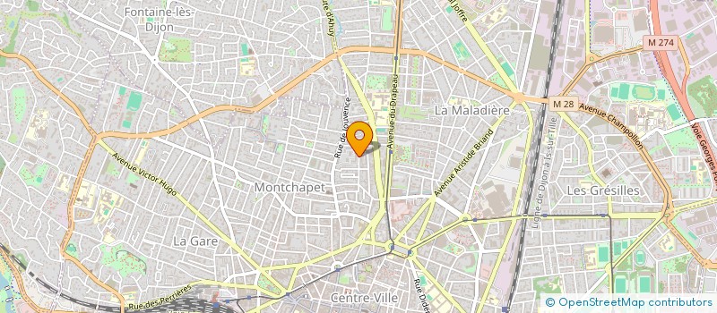 localisation de l'entreprise MONSIEUR ISMAEL CHAGGOUR  DIJON