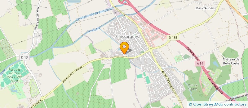 localisation de l'entreprise MONSIEUR ISMAEL CHAHBOUNI  CAISSARGUES