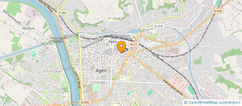 localisation de l'entreprise MONSIEUR ISMAEL CHAOUI  AGEN