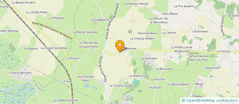 localisation de l'entreprise MONSIEUR ISMAEL CHAUVET à COUERON