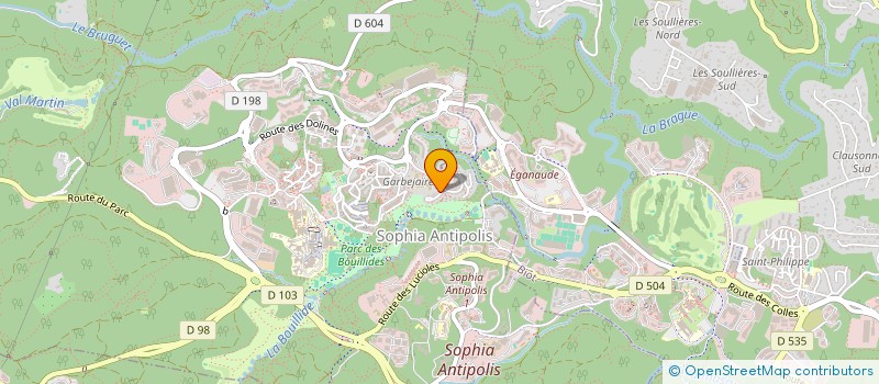 localisation de l'entreprise MONSIEUR ISMAEL CHERARAK  VALBONNE