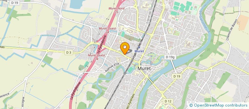 localisation de l'entreprise MONSIEUR ISMAEL CHORFI  MURET