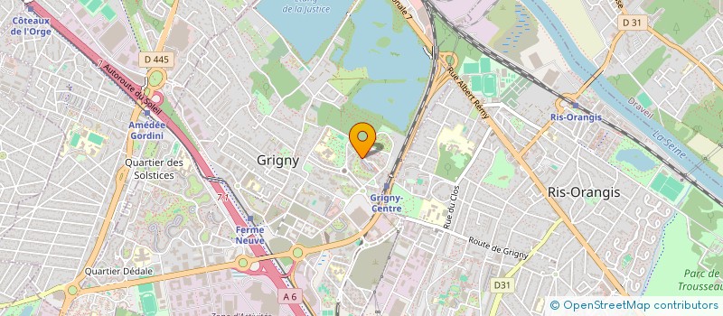 localisation de l'entreprise MONSIEUR ISMAEL CISSE  GRIGNY