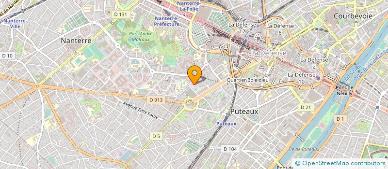 localisation de l'entreprise MONSIEUR ISMAEL DCHANE  PUTEAUX