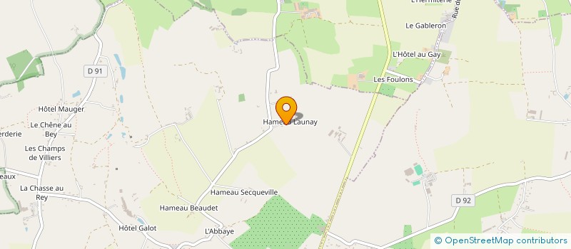 localisation de l'entreprise MONSIEUR ISMAEL DELALANDE  CERISY-LA-FORET