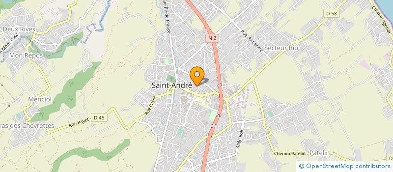 localisation de l'entreprise MONSIEUR ISMAEL DENIS  BRAS-PANON