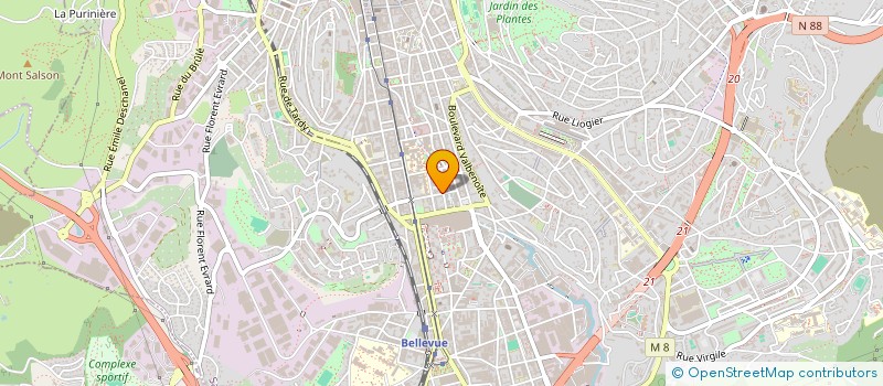 localisation de l'entreprise MONSIEUR ISMAEL DIALLO  SAINT-ETIENNE