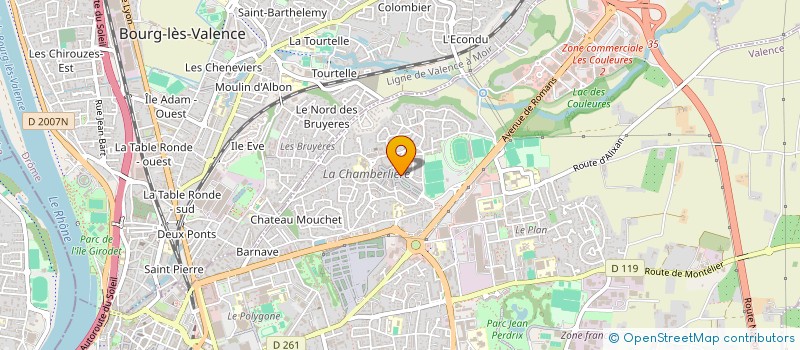 localisation de l'entreprise MONSIEUR ISMAEL DIALLO  VALENCE