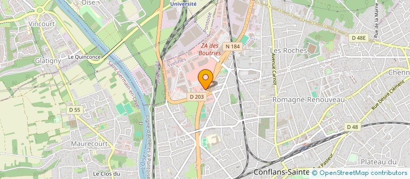 localisation de l'entreprise MONSIEUR ISMAEL DIALLO  CONFLANS-SAINTE-HONORINE