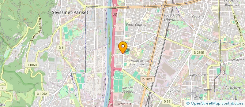 localisation de l'entreprise MONSIEUR ISMAEL DIALLO  GRENOBLE