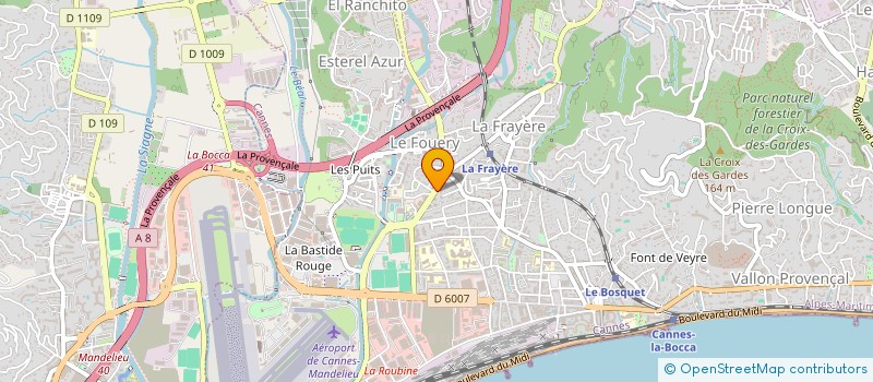 localisation de l'entreprise MONSIEUR ISMAEL DOGHMANE à CANNES