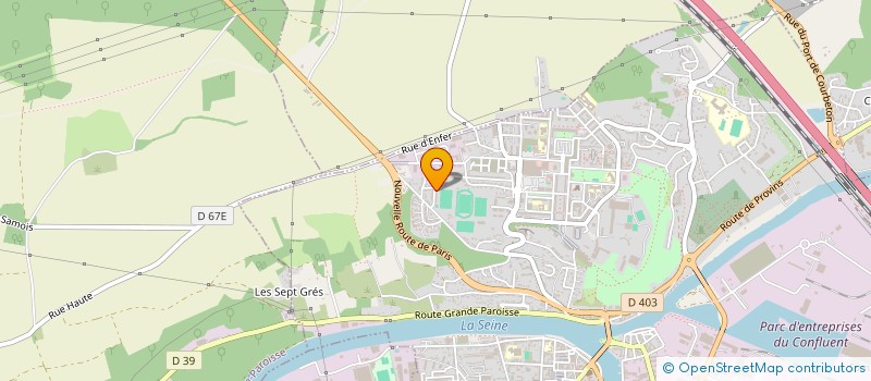 localisation de l'entreprise MONSIEUR ISMAEL DOMINGUES DE ALMEIDA  MONTEREAU-FAULT-YONNE