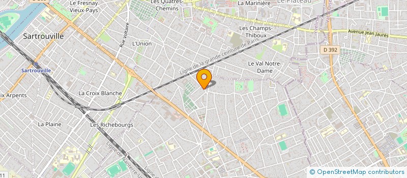 localisation de l'entreprise MONSIEUR ISMAEL DOMINGUES LARANJEIRO  HOUILLES