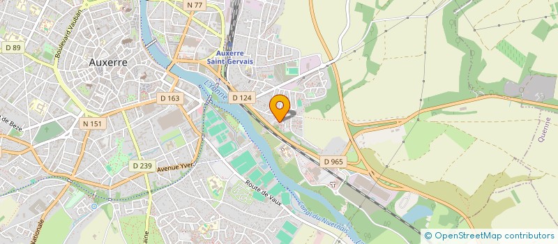 localisation de l'entreprise MONSIEUR ISMAEL DOSSONGUI KONE à AUXERRE