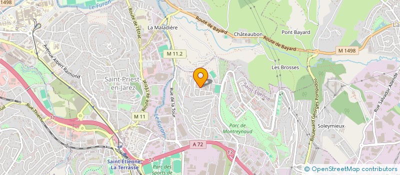 localisation de l'entreprise MONSIEUR ISMAEL DOUMBIA  SAINT-ETIENNE