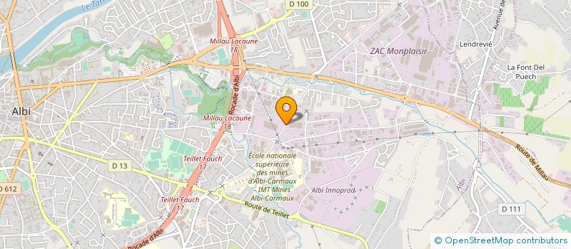 localisation de l'entreprise MONSIEUR ISMAEL DOYA  ALBI